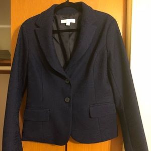Navy Textured Blazer - new